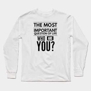 The question Long Sleeve T-Shirt